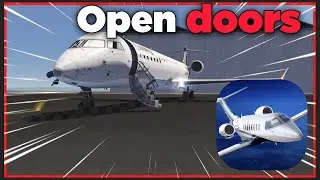 How to open doors in Aerofly Fs Global - Tutorial for CRJ900