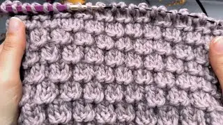 🥰✨ Mastering the Mesmerizing Knit Pattern!