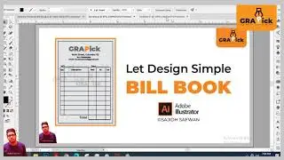 Create Simple Bill Book in 2 Minutes | Adobe Illustrator
