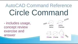 AutoCAD Command Reference : Circle Command