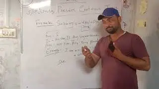 Learning Present Continuous Tense with Chemist Rao Sohail Raza Rajput
