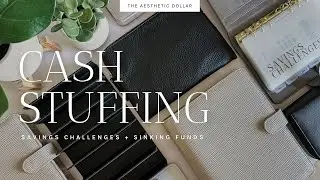 Cash Stuffing | September No. 2 | $1,565 | Sinking Funds + Savings Challenges