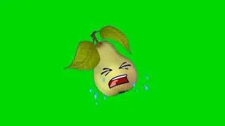 Emotions pear green screen effect