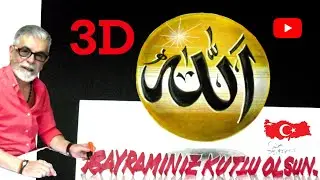 3D, 3 Boyutlu EN GÜZEL BAYRAM İLLÜSTRASYONU, NASIL YAPILIR?