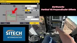 Earthworks Vertical VS Perpendicular Offsets - Dozer