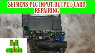 Siemens plc input output card repairing tutorial | plc repairing toturial in urdu hindi