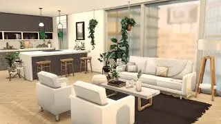 MODERN PLANT LOVER APARTMENT| [No CC] Sims 4 Speed Build (Stop Motion)