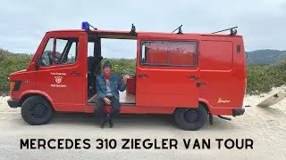 Mercedes Fire Truck Converted into A Weekend Camper Van