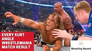 Every Kurt Angle WrestleMania Match Result