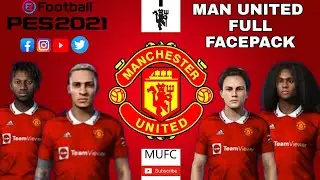 Pes 2021 Manchester United Facepack  2023/2024 Cpk and Sider Version 22/23