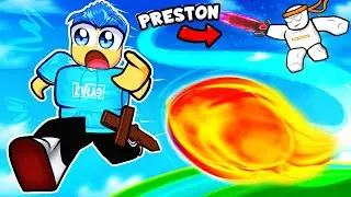 I Got Beat By Preston From Pet Simulator In Roblox Blade Ball
