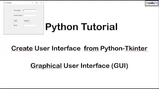 Python Tkinter GUI lesson8