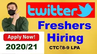 Twitter Fresher's Hiring 2020/21 | Twitter Job Location India | How to Apply Twitter Internship