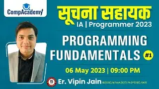 Informatics Assistant 2023 | Computer C Programming Fundamentals MCQs | IA Test Series @CompAcademy