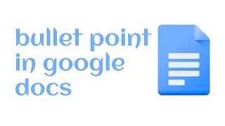 how to bullet point in google docs