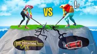 WYKOP SWOJE BRONIE LUB ZGIŃ OD BOMBY! *FORTNITE Mini Gra* (mega pech!)