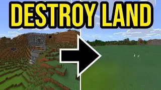 Minecraft PE Clear/Destroy Land Easily! Update | 26.20+ | mrgamingisop | Windows, Android/IOS, PS