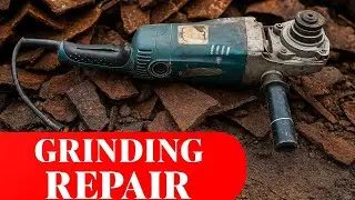 Let's Repair the Grinding Wheel We Found From Scrap