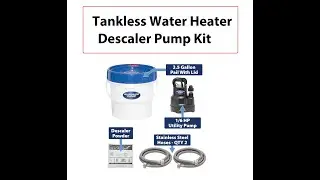 Superior Pump 91660 Tankless Water Heater Descaler Pump Kit, 3.5 Gallon, What's in the box?
