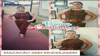 VAMOS COSTURAR? MACACÃO INDIANO SEM MODELAGEM | INICIANTES | Lih Estevão