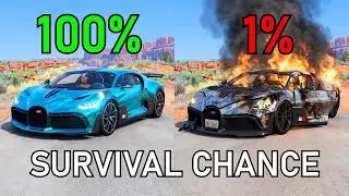 Realistic Survival Chance Crash Testing Ep.202 | BeamNG.drive