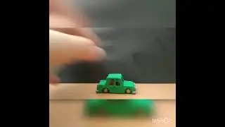 Машина из пластилина (низкая посадка)