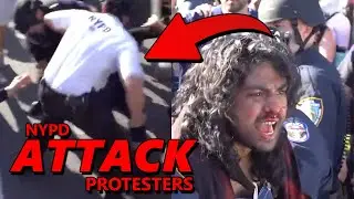 NYPD BEAT Pro-Palestinian Protesters in HORRIFIC Attack