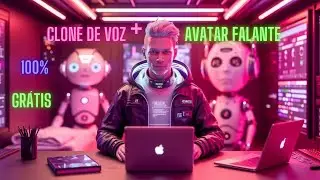 TUTORIAL DE AVATAR FALANTE + CLONE DE VOZ 100% GRÁTIS