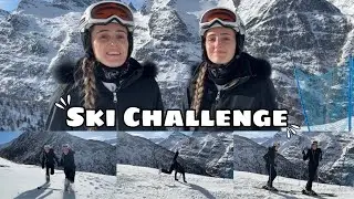 Ski Challenge - Wer von uns beiden ist sportlicher? | lesotwins 👯‍♀️