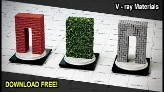 Custom Material Library + FREE Download Vray Materials - donwload material vray