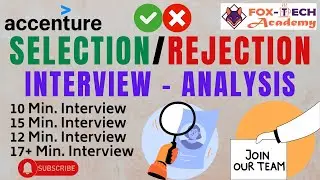 🟢🔴 Accenture Interview Analysis | What if your interview is completed in 10 minutes | 