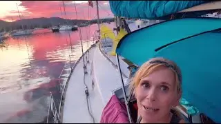 Rainy Season! Life on a boat. Living the Caribbean dream #shorts #short #thesunnysailor #sunnysailor