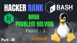 Paste - 1 | Hacker Rank Bash Problem solving 