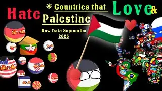 countries that love and hate Palestine New Data September 2025 