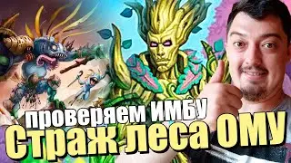 Новая ИМБА ? Страж Леса Ому Поля Сражений hearthstone
