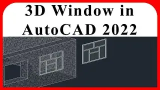 How to create 3D window in AutoCAD