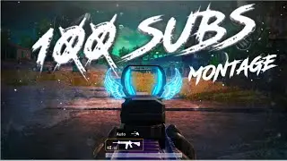 100 Subscribers Special Montage | Road To 1K | PUBG Mobile | Thanatos GAMING