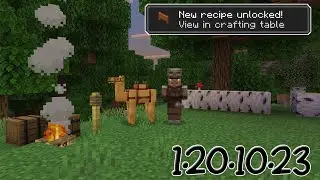Minecraft Bedrock Preview 1.20.10.23 | CRAWLING Changes + Recipe Notifications