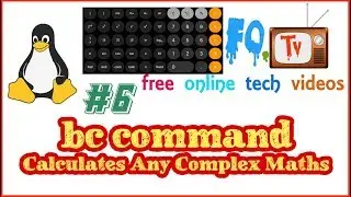 Linux Command Line Tutorial | bc Command | Linux Calculator | FOTV