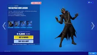 *NEW* THE BATMAN WHO LAUGHS - Fortnite Item Shop! - 10/25/21