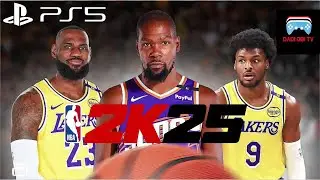 PRE SEASON LAKERS VS SUNS NBA2K25 PS5SLIM GAMEPLAY