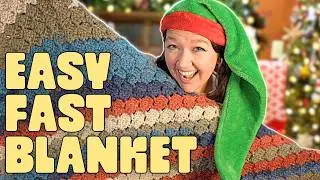 Corner to Corner Crochet Blanket FOR BEGINNERS ~ How to crochet a blanket before Christmas 