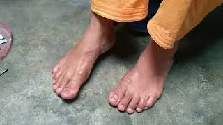 transforming my Mom's feet👣😻