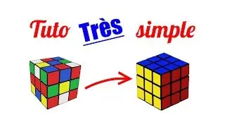 Comment résoudre le rubik's cube 3x3 ? | Tuto débutant très facile + Fiche Algo pdf