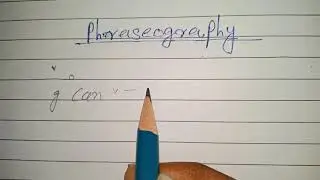 English shorthand Part 9 | Phraseography | Diphthongs | Steno