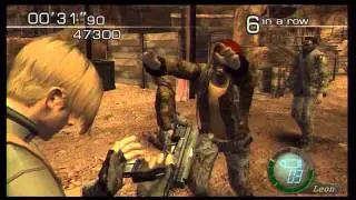 RE4 HD Mercenaries - 60K Guide - Leon - Base