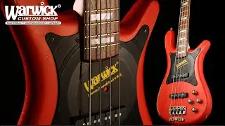 Warwick Custom Shop Masterbuilt - Streamer CV - Special Vinyl Album Pickguard #17-3419