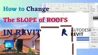 How to change slope of roofs in Revit | Revit House Design Tools | Civil Engineering