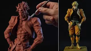 Sculpting DIO BRANDO | Jojo's Bizarre Adventure