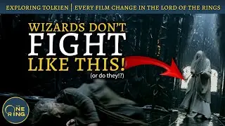 Would Gandalf and Saruman REALLY throw down like this?!